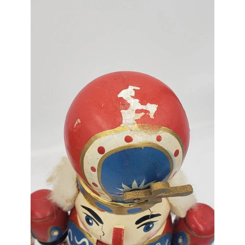 Vintage Nutcracker Set of 3 Made in China King Nutcracker, Female Queen, Drummer